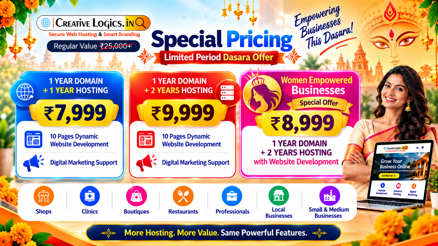 Festive dasara branding offer banner1